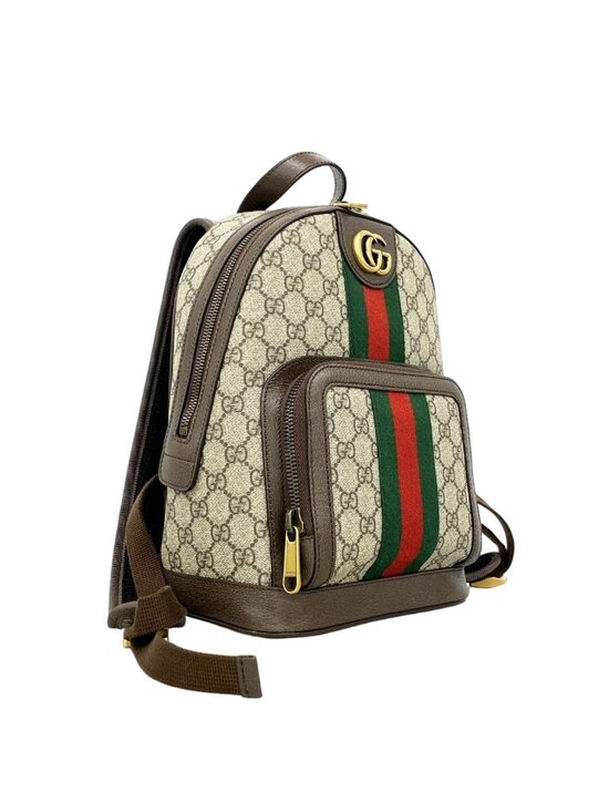 Gucci Backpack Ophidia Beige Brown Gold main image 10